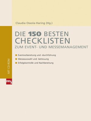 cover image of Die 150 besten Checklisten zum Event- und Messemanagement